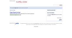 Desktop Screenshot of kupeli.com